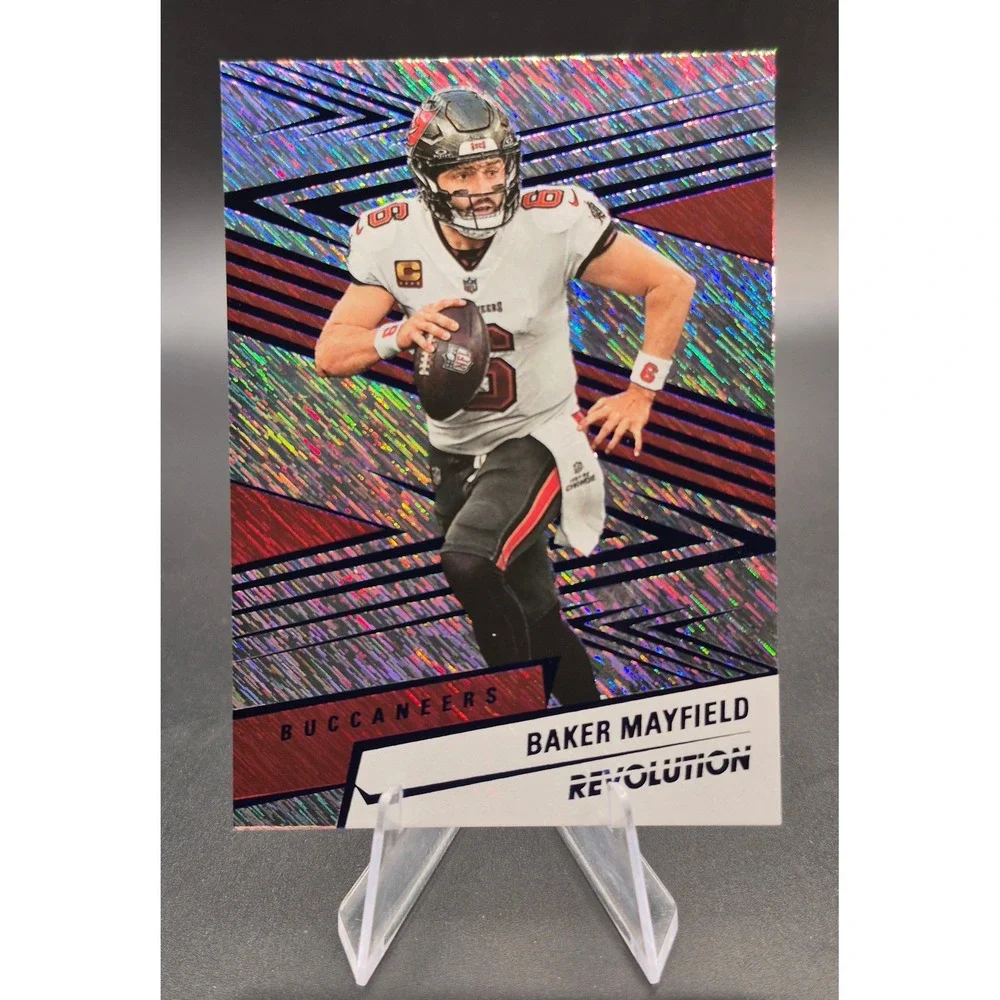 2025 Panini Revolution Baker Mayfield #87 Purple Storm /549 Buccaneers
